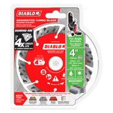 Diablo Diamond Segmented Turbo Cut-Off Discs for Masonry
