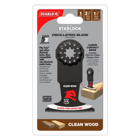 Diablo Bi-Metal Oscillating Blades for Clean Wood