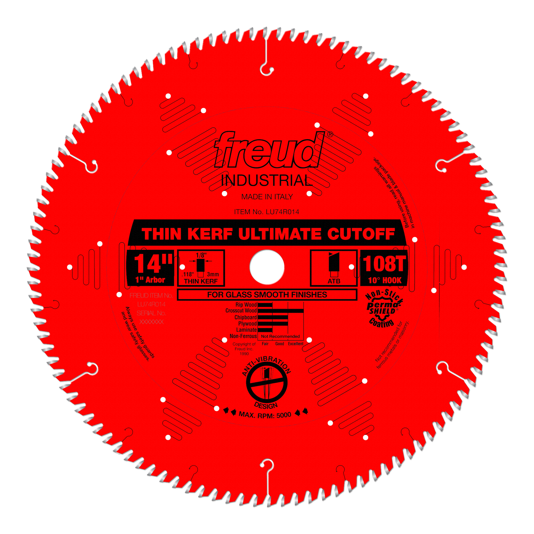 Freud Ultimate Cut-Off  (Thin Kerf) Saw Blades