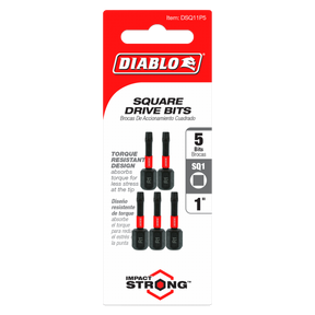 Diablo Square Drive Bits