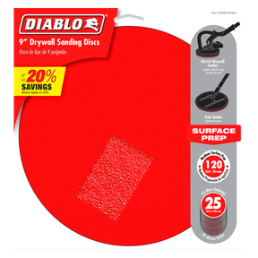 Diablo 9 in. Drywall ROS Hook & Lock™ Discs